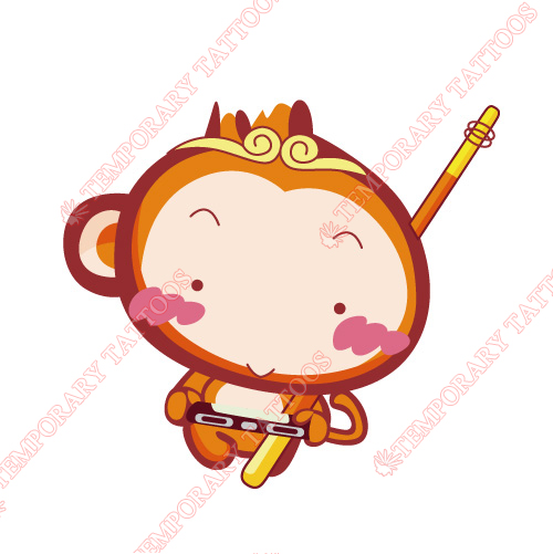 Monkey Customize Temporary Tattoos Stickers NO.8666